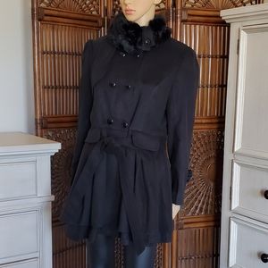 ZEAGOO DRESS COAT SZ Sm NWT